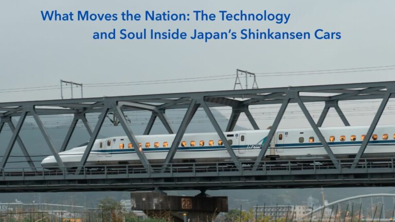 The Technology and Soul Inside Japan’s Shinkansen Cars