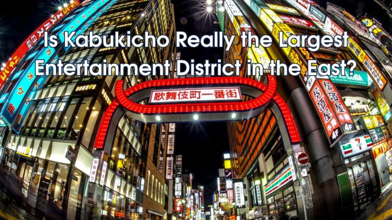 Is Kabukicho Really the Largest Entertainment District in the East?